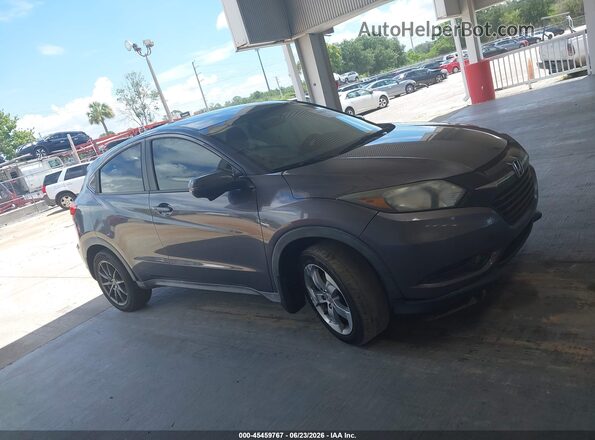3CZRU5H55HM707686 2017 HONDA HR-V Gray Rear interior view