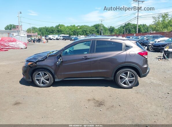 3CZRU5H55MM718309 2021 HONDA HR-V Burgundy 360 interior view