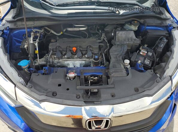 3CZRU5H56MM730503 2021 HONDA HR-V Blue Vista del compartimento del motor