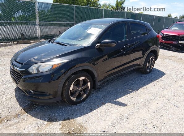 3CZRU5H57JM708926 2018 HONDA HR-V Black Vista tres cuartos delantera izquierda