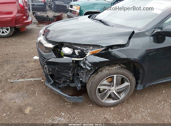 3CZRU5H59MM729054 2021 HONDA HR-V Black Widok z przodu