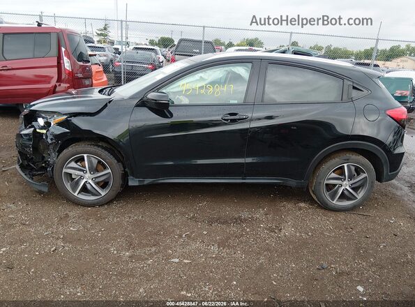 3CZRU5H59MM729054 2021 HONDA HR-V Black Widok wnętrza 360 stopni