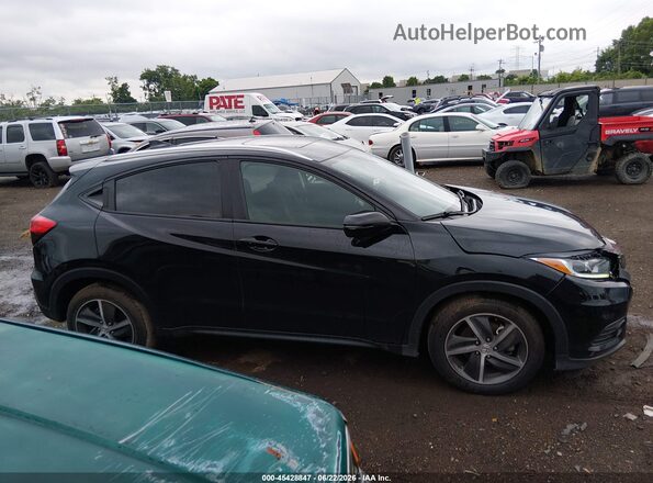 3CZRU5H59MM729054 2021 HONDA HR-V Black Widok wnętrza z tyłu