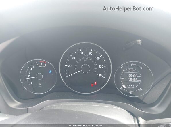 3CZRU5H5XGM710694 2016 HONDA HR-V Black Вид задніх сидінь