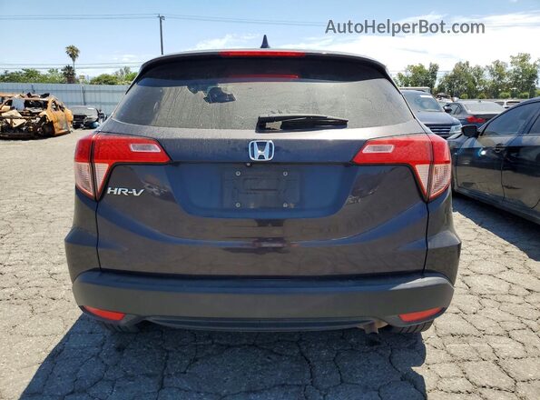 3CZRU5H5XHM702743 2017 HONDA HR-V Black Вид ззаду