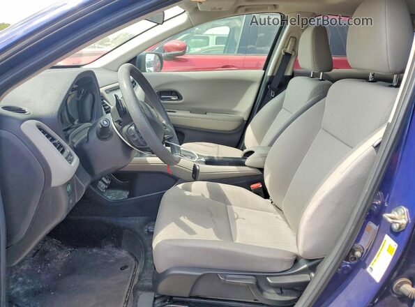 3CZRU5H5XHM718344 2017 HONDA HR-V Blue წინა სალონის ხედი