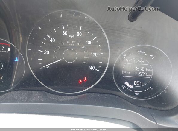 3CZRU5H5XHM722300 2017 HONDA HR-V Silver Հետևի նստատեղերի տեսք