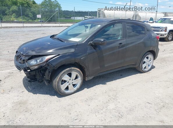 3CZRU5H5XMM701201 2021 HONDA HR-V Black Front left