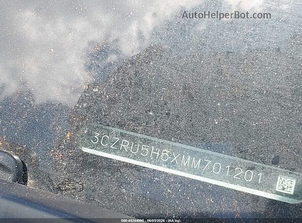 3CZRU5H5XMM701201 2021 HONDA HR-V Black Engine compartment view