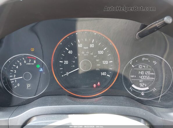 3CZRU5H72GM728088 2016 HONDA HR-V Gray უკანა სავარძლების ხედი