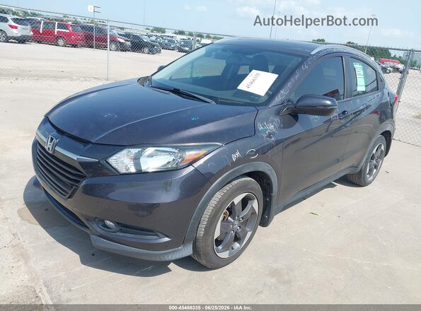 3CZRU5H72JM703327 2018 HONDA HR-V Серый Передняя левая четверть