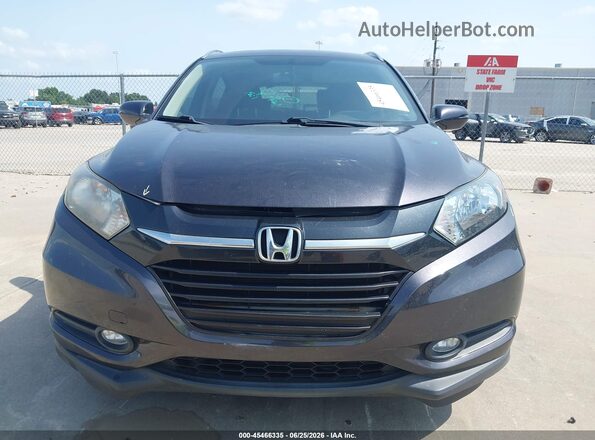 3CZRU5H72JM703327 2018 HONDA HR-V Серый Вид щитка приборов