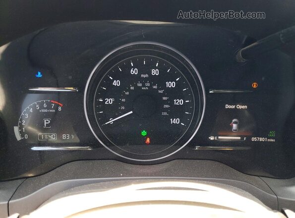 3CZRU5H72KM701322 2019 HONDA HR-V White 