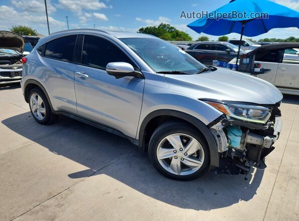 3CZRU5H72KM711901 2019 HONDA HR-V Silver Front right