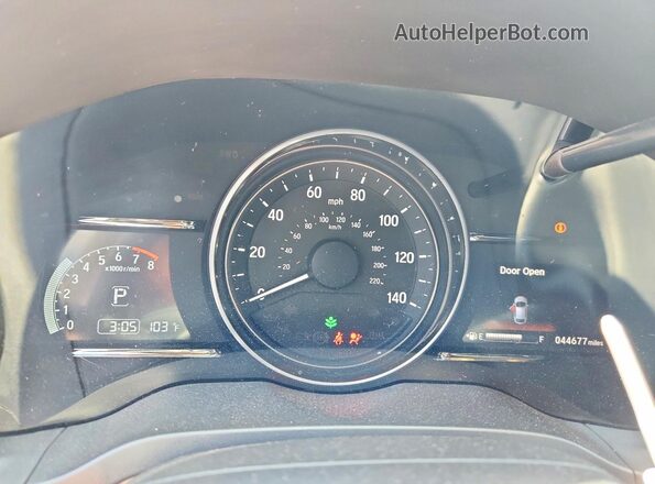 3CZRU5H72KM711901 2019 HONDA HR-V Silver Instrument cluster view