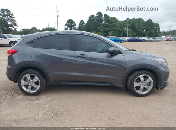 3CZRU5H75GM717635 2016 HONDA HR-V Gray Widok wnętrza z tyłu