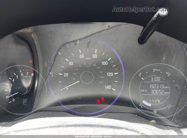 3CZRU5H76GM732659 2016 HONDA HR-V Black უკანა სავარძლების ხედი