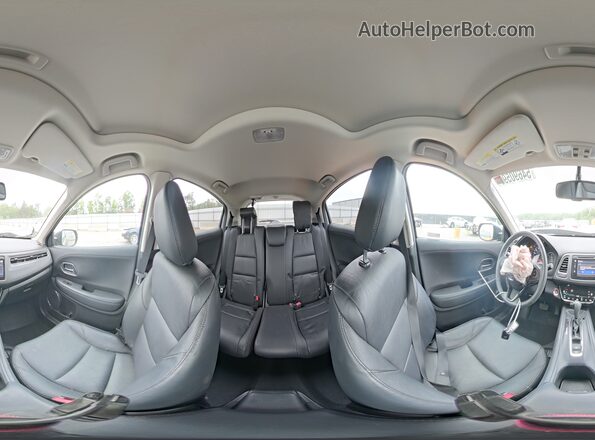 3CZRU5H76JM711432 2018 HONDA HR-V Charcoal 360 interior view
