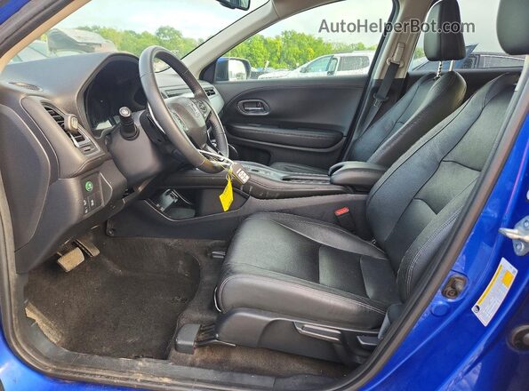 3CZRU5H78MM701845 2021 HONDA HR-V Синий Вид салона спереди