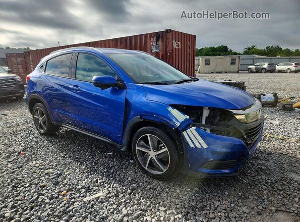 3CZRU5H78MM701845 2021 HONDA HR-V Синий Передняя правая четверть