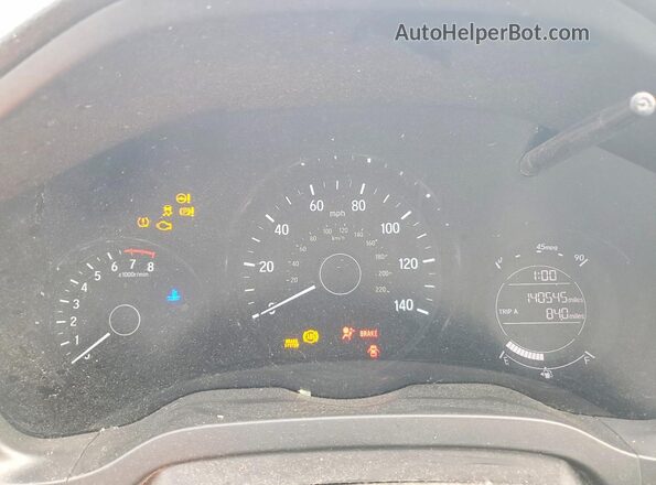 3CZRU5H79HM701035 2017 HONDA HR-V Silver Instrument cluster view