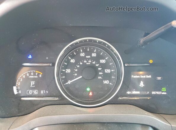 3CZRU5H79KM712706 2019 HONDA HR-V Белый Вид щитка приборов