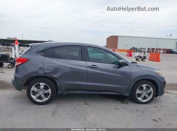 3CZRU5H7XHM712464 2017 HONDA HR-V Gray Widok wnętrza z tyłu