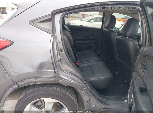 3CZRU5H7XHM712464 2017 HONDA HR-V Gray Widok naklejki z numerem VIN