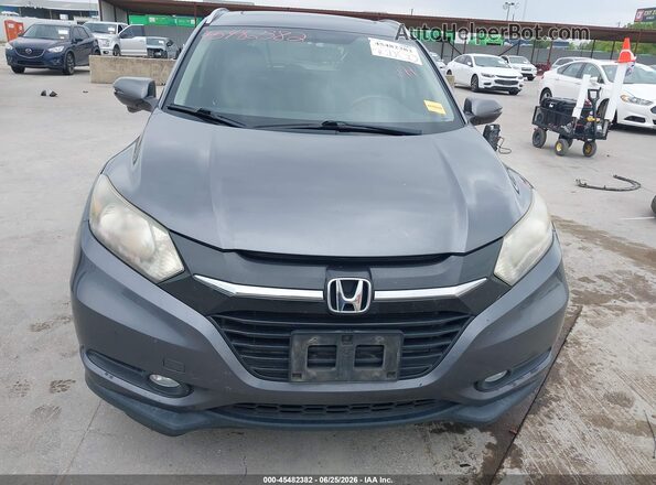 3CZRU5H7XHM712464 2017 HONDA HR-V Gray Widok zestawu wskaźników