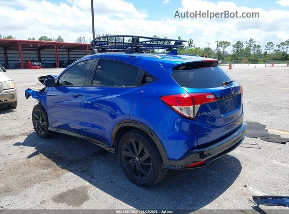 3CZRU6H10MM732752 2021 HONDA HR-V Синий Задняя левая четверть