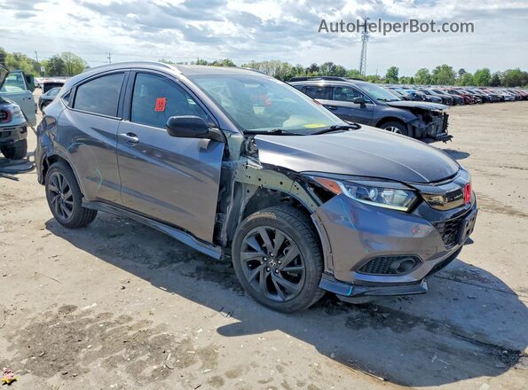 3CZRU6H10MM755139 2021 HONDA HR-V Gray Front right