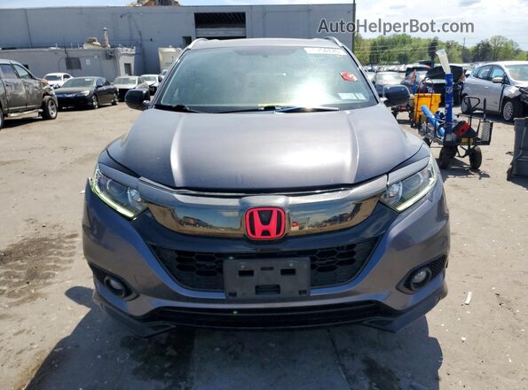 3CZRU6H10MM755139 2021 HONDA HR-V Gray Front view