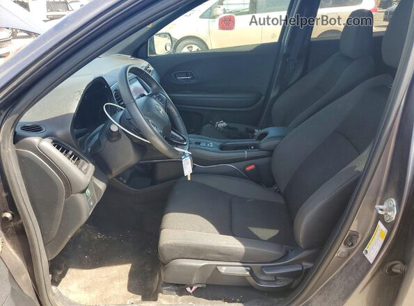 3CZRU6H10MM755139 2021 HONDA HR-V Gray Front interior view