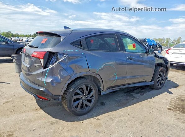 3CZRU6H10MM755139 2021 HONDA HR-V Gray Rear right