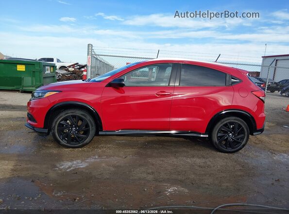 3CZRU6H10NM756633 2022 HONDA HR-V Red Vista interior de 360 grados