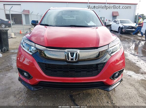 3CZRU6H10NM756633 2022 HONDA HR-V Red Vista del cuadro de instrumentos
