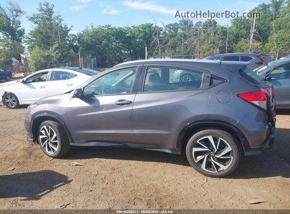 3CZRU6H11KG723604 2019 HONDA HR-V Gray 360 interior view