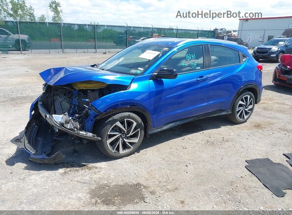 3CZRU6H11KG731914 2019 HONDA HR-V Blue Передня ліва чверть