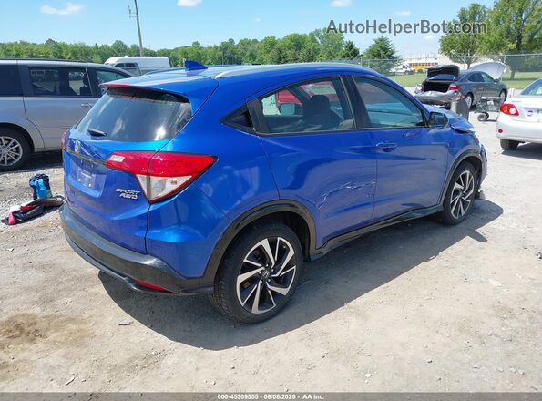 3CZRU6H11KG731914 2019 HONDA HR-V Blue Задня права чверть