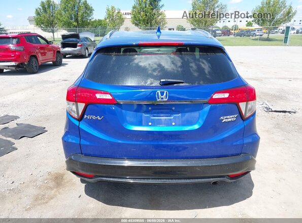 3CZRU6H11KG731914 2019 HONDA HR-V Blue 
