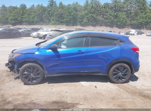 3CZRU6H11MM702451 2021 HONDA HR-V Blue სალონის 360-გრადუსიანი ხედი