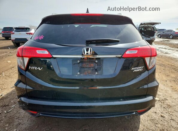 3CZRU6H11MM748510 2021 HONDA HR-V Black Вид ззаду