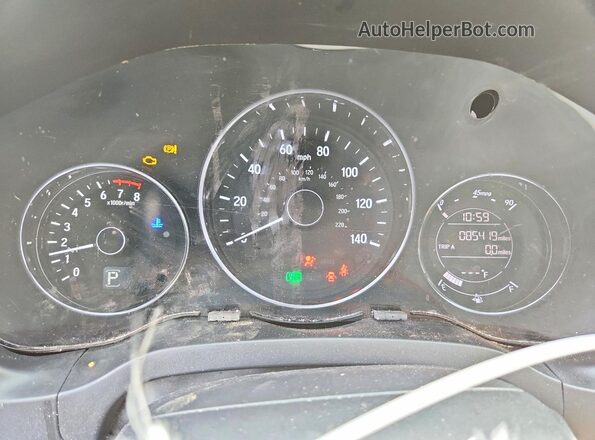 3CZRU6H11MM748510 2021 HONDA HR-V Black Вид щитка приладів