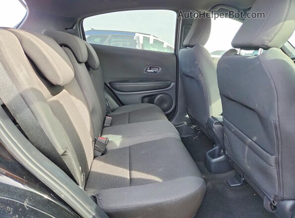 3CZRU6H11MM748510 2021 HONDA HR-V Black Вид задніх сидінь