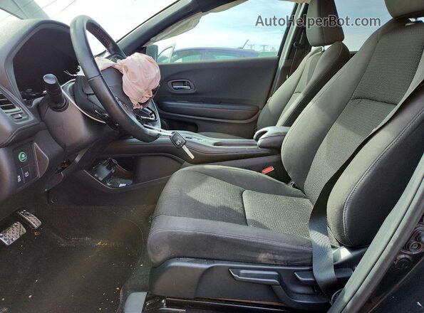 3CZRU6H11MM748510 2021 HONDA HR-V Black Вид салону спереду