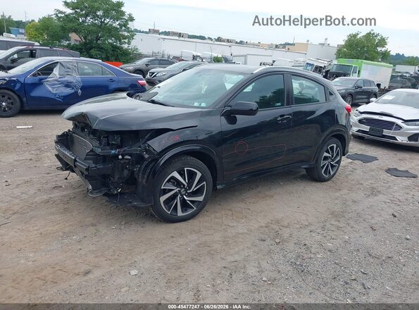 3CZRU6H12KG719190 2019 HONDA HR-V Black Передня ліва чверть
