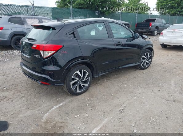 3CZRU6H12KG719190 2019 HONDA HR-V Black Задня права чверть
