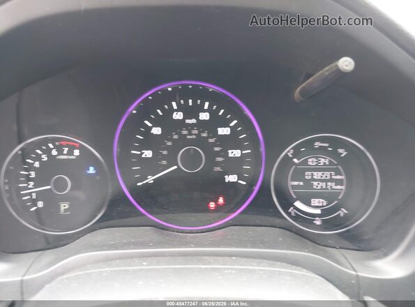 3CZRU6H12KG719190 2019 HONDA HR-V Black Вид задніх сидінь