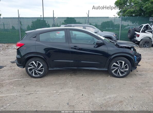 3CZRU6H12KG719190 2019 HONDA HR-V Black Панорамний вид салону 360°