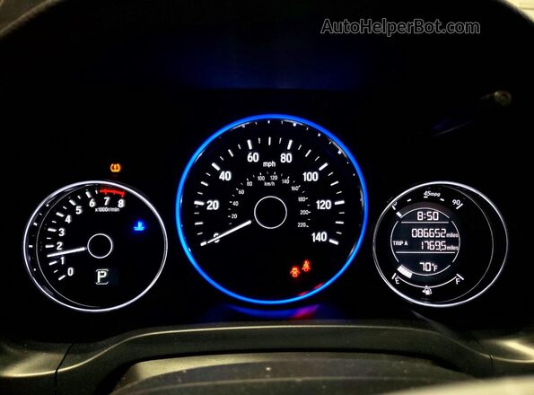 3CZRU6H12KG732151 2019 HONDA HR-V Черный 
